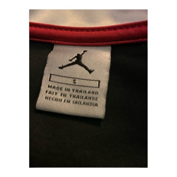 JORDAN Jumpman VINTAGE Jersey Tank in Red/Black/White - Picture 5 of 7